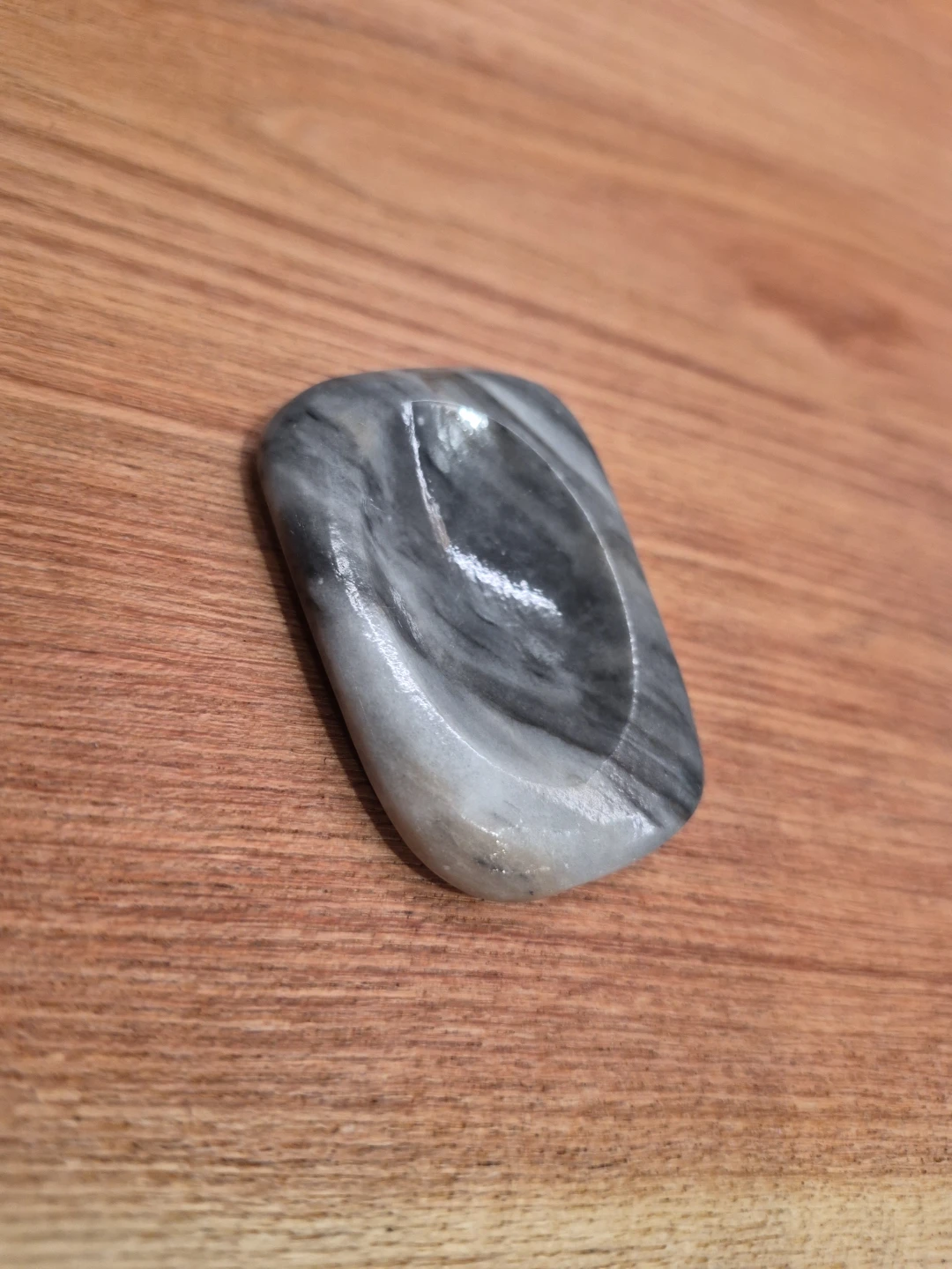 Worry Stress Relief Thumb Palm Marble Stone - Mexico - photo 3