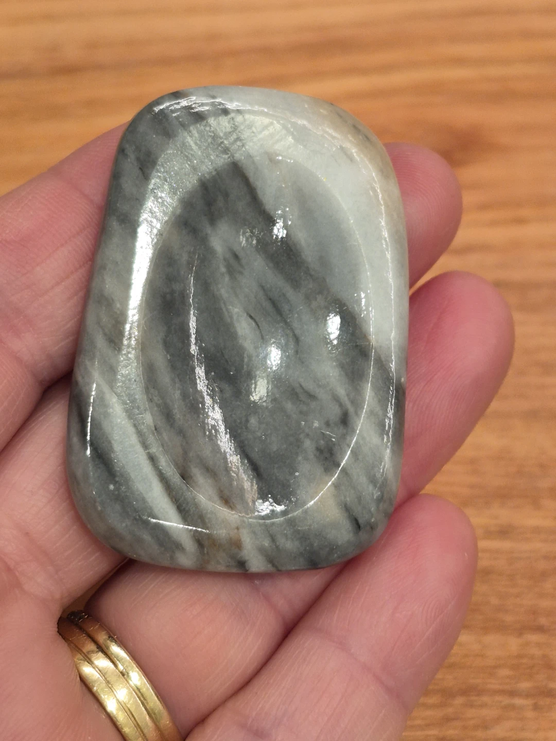 Worry Stress Relief Thumb Palm Marble Stone - Mexico - photo 5