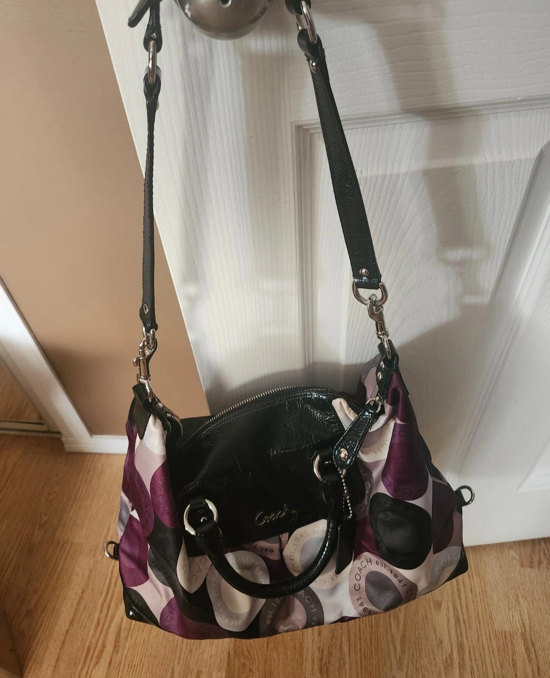 Coach Black & Purple Ladies Purse - photo 2