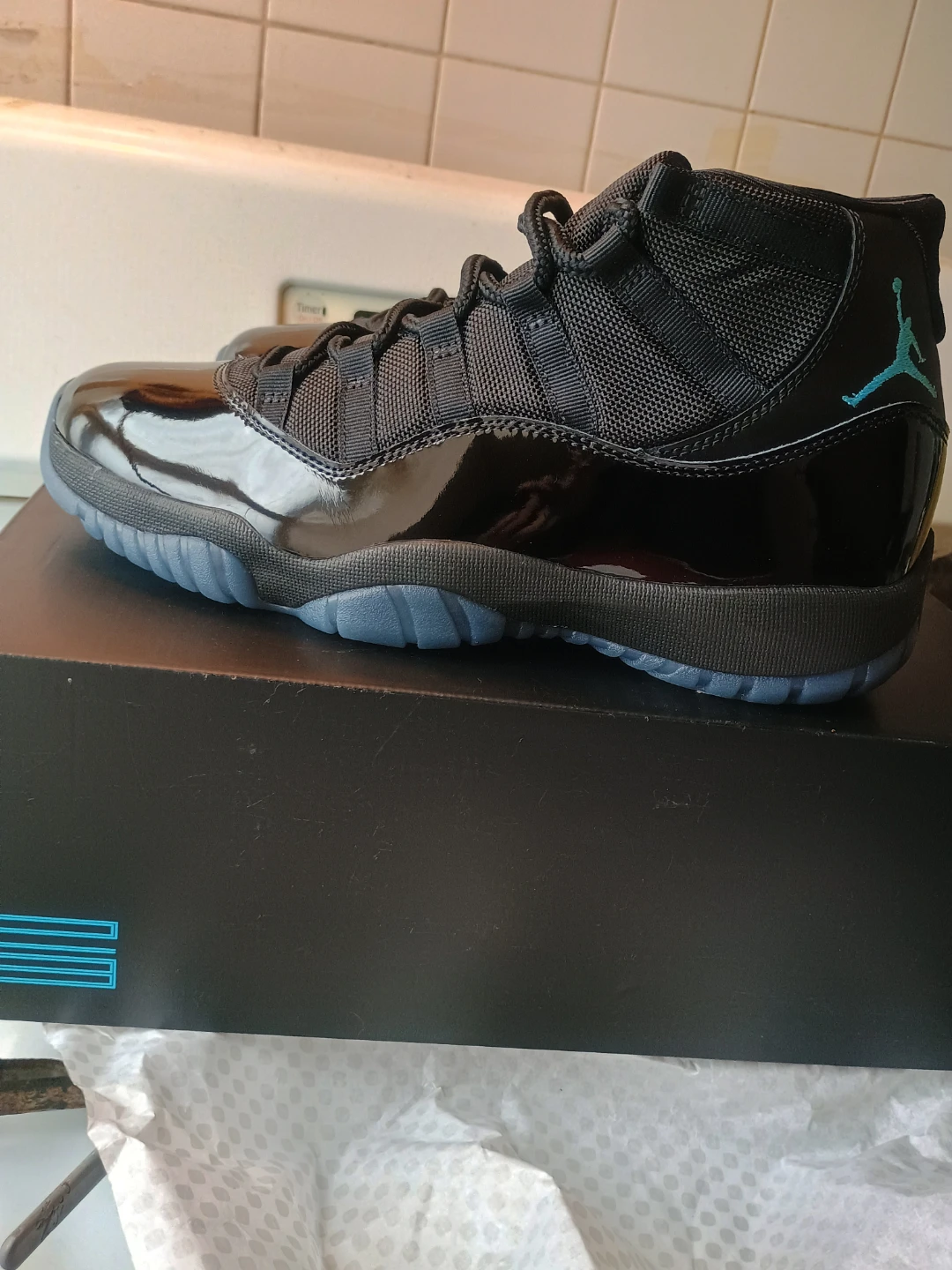 Jordan 11 Retro Gamma Blue Black