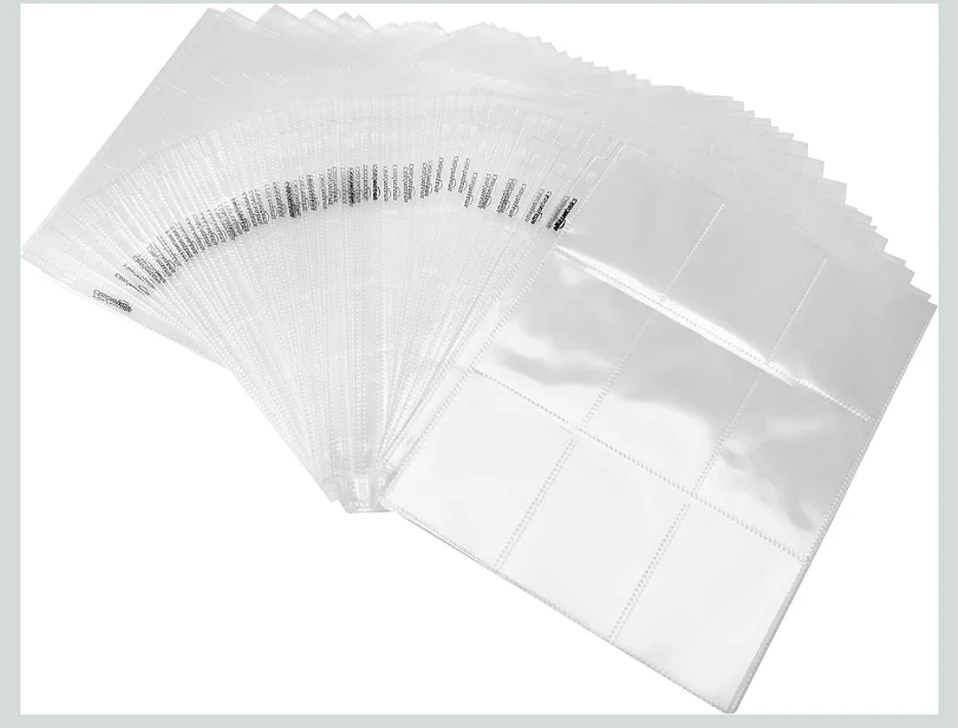  9 Pocket Card Page, 35 Pages of Card Sleeves for Tradin - photo 2