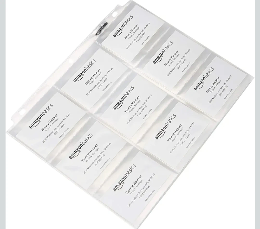  9 Pocket Card Page, 35 Pages of Card Sleeves for Tradin - photo 3