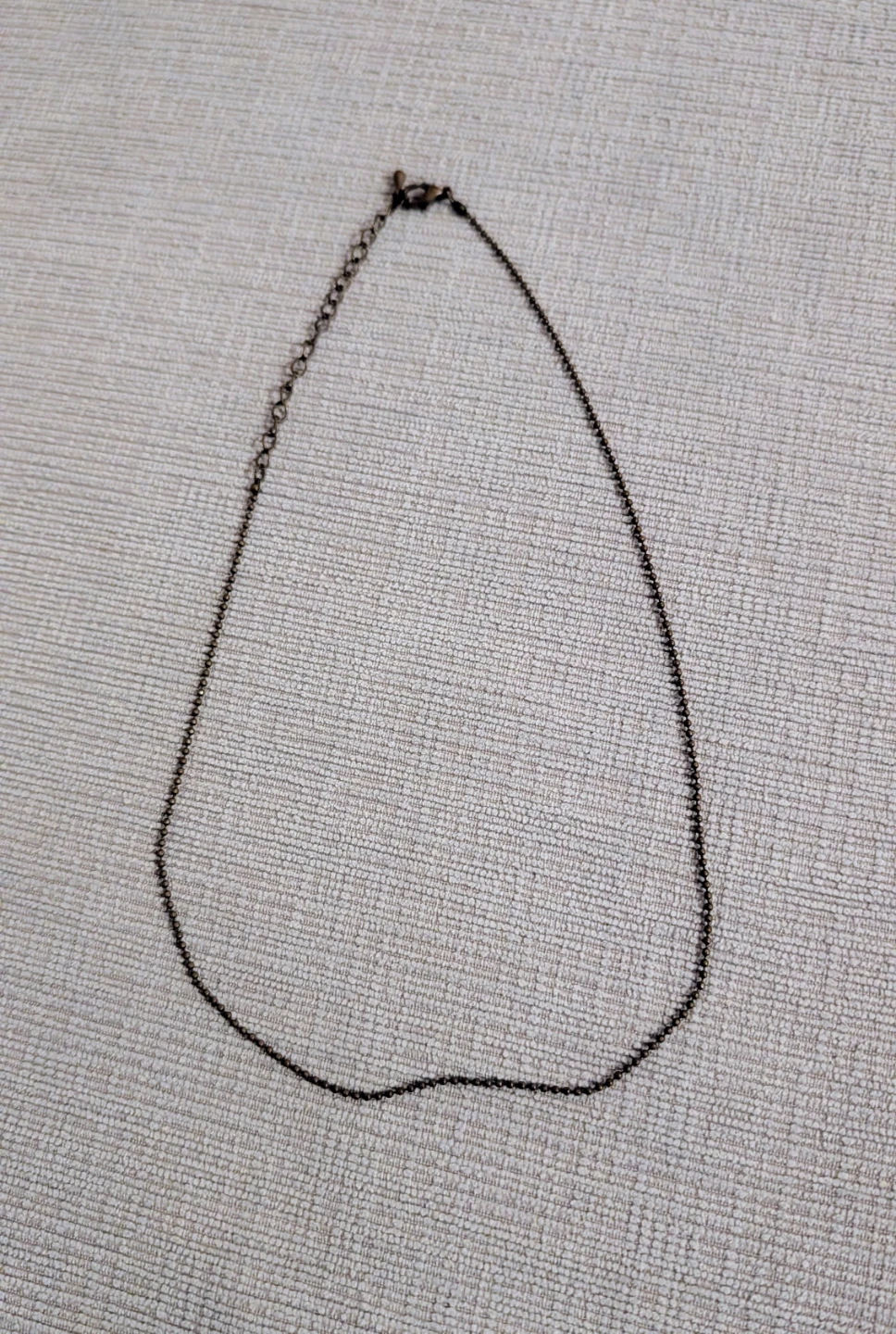 Dark Metal Chain Necklace