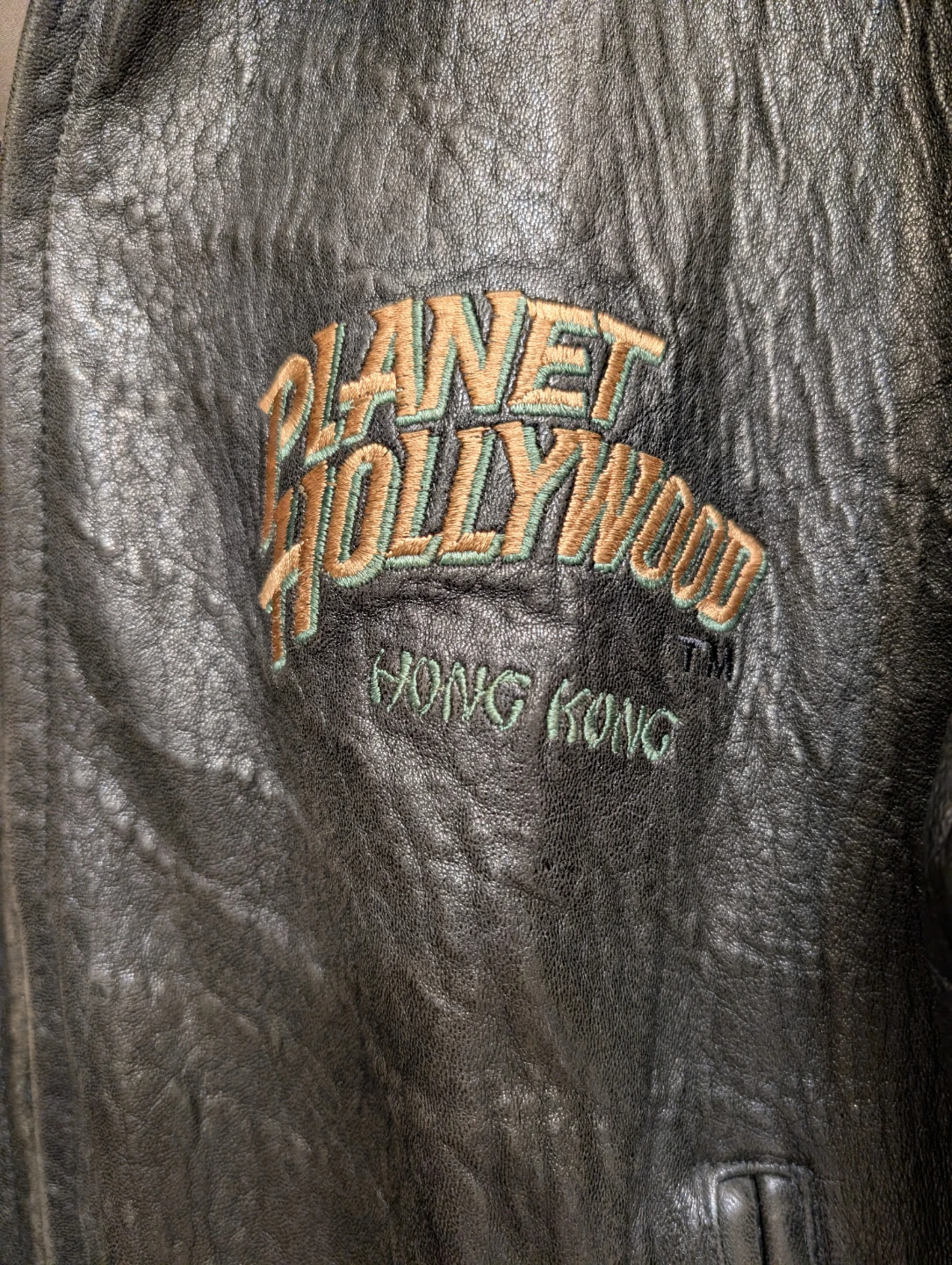 Planet Hollywood Hong Kong Leather Bomber Jacket Large - photo 2
