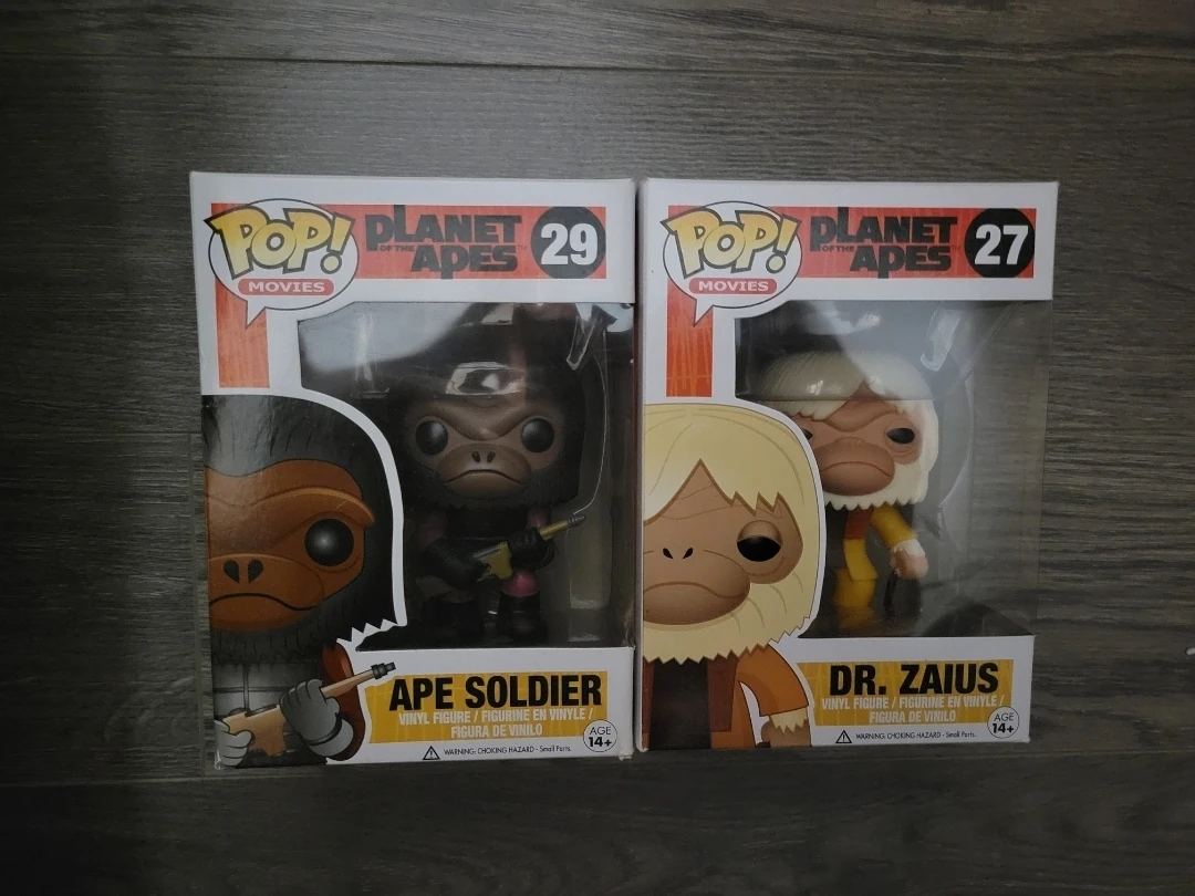 Funko Pop! Movies Planet of the Apes - Ape Soldier & Dr. Zaius
