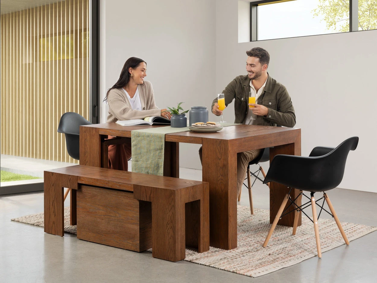 Transformer Dining Table, Benches and Coffee Table