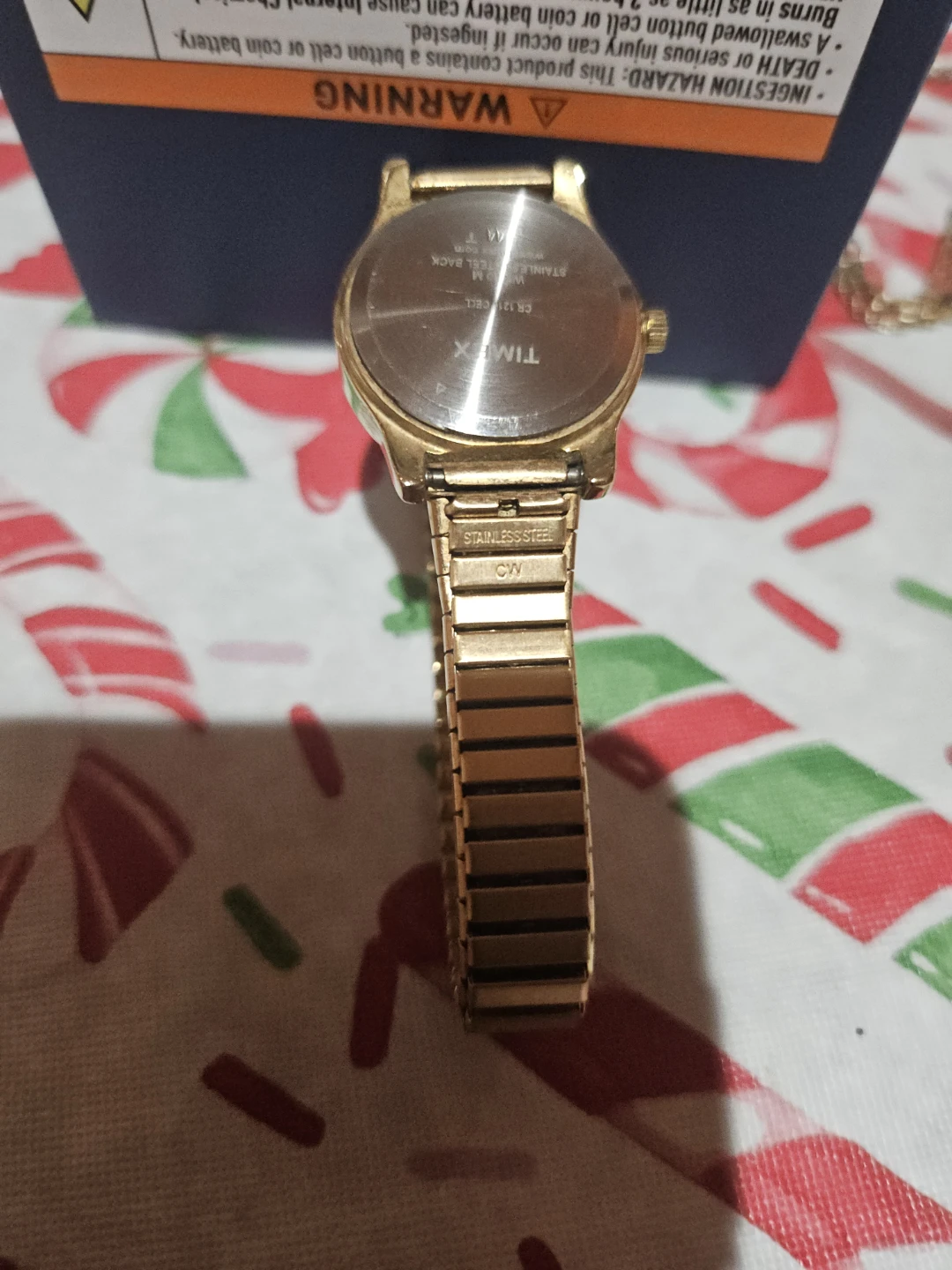 Timex Indiglo WR 30M Gold Watch - photo 3