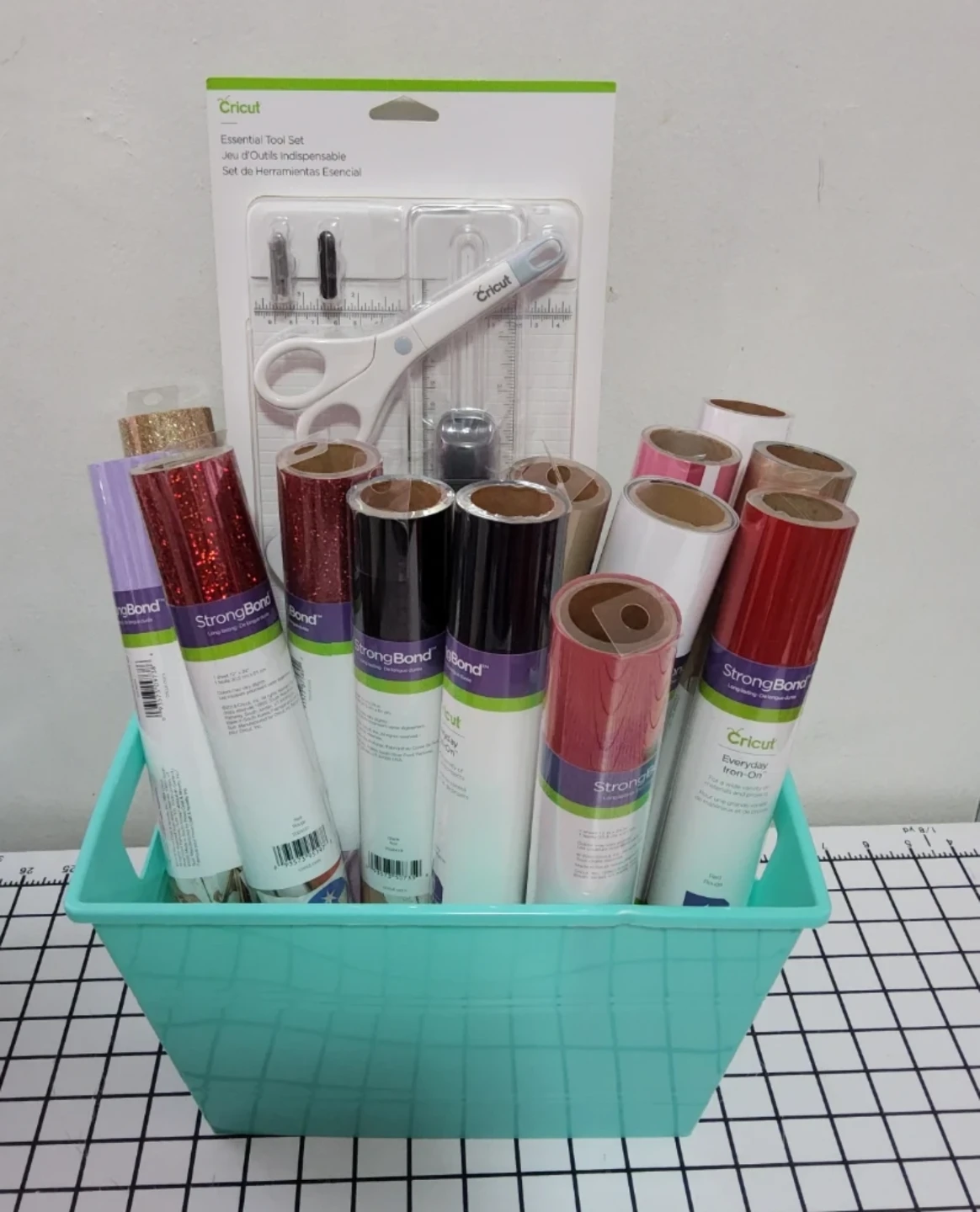 Cricut Iron-On Vinyl Rolls & Essential Tool Set Bundle - photo 2