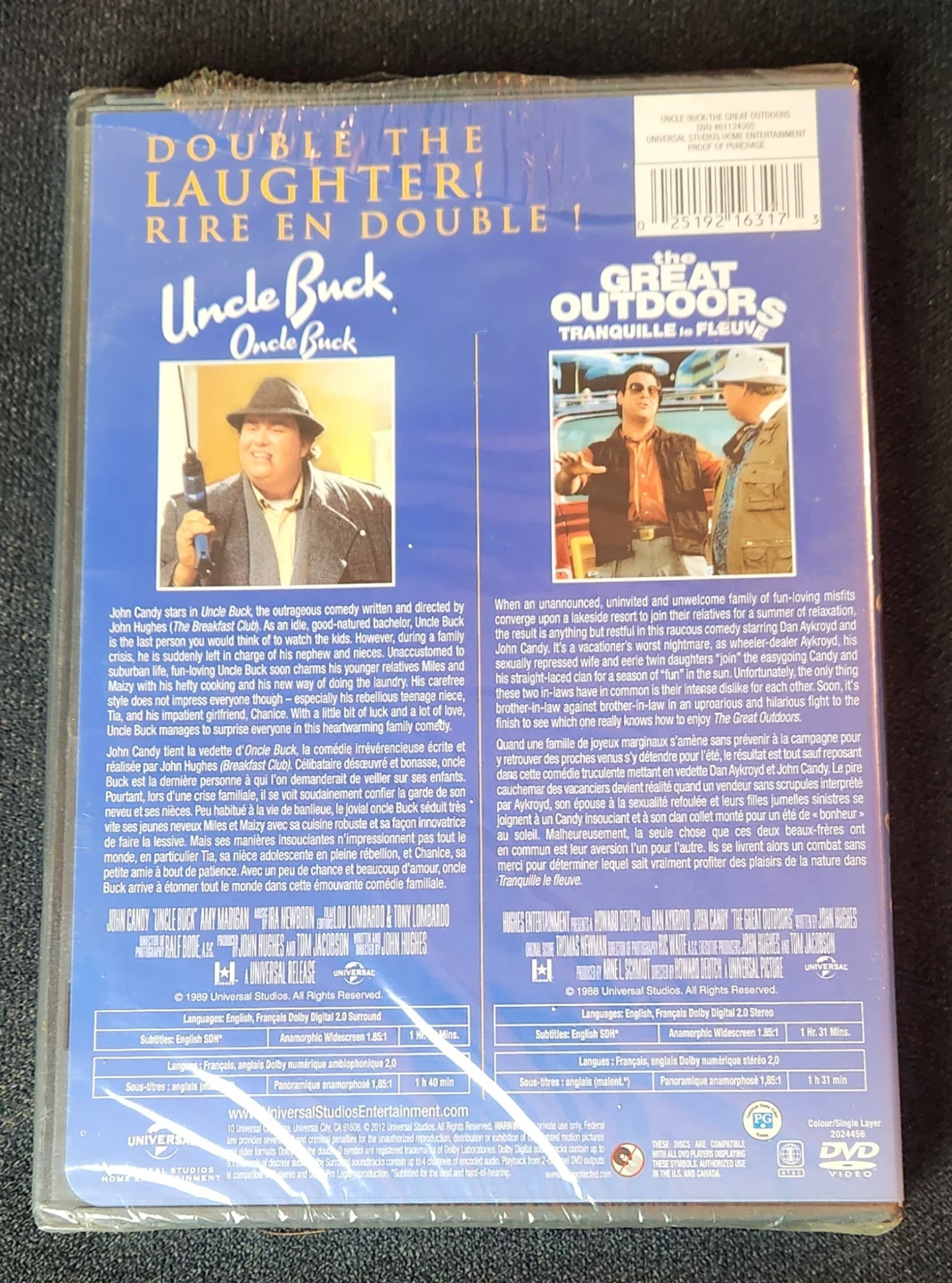 Uncle Buck/The Great Outdoors DVD 2 Pack - photo 2