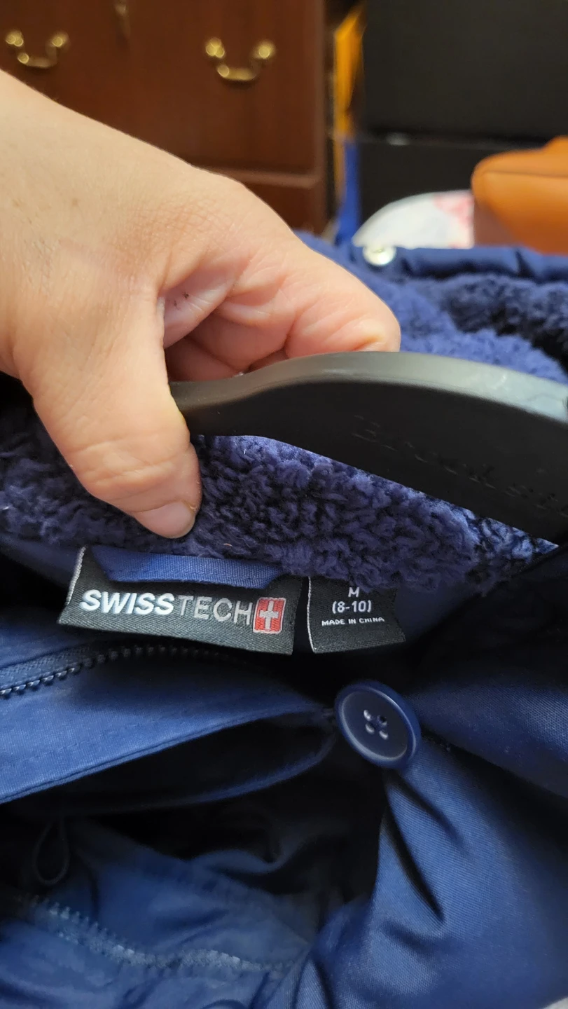 Swiss Tech Blue Parka - Size M (8-10) - photo 4
