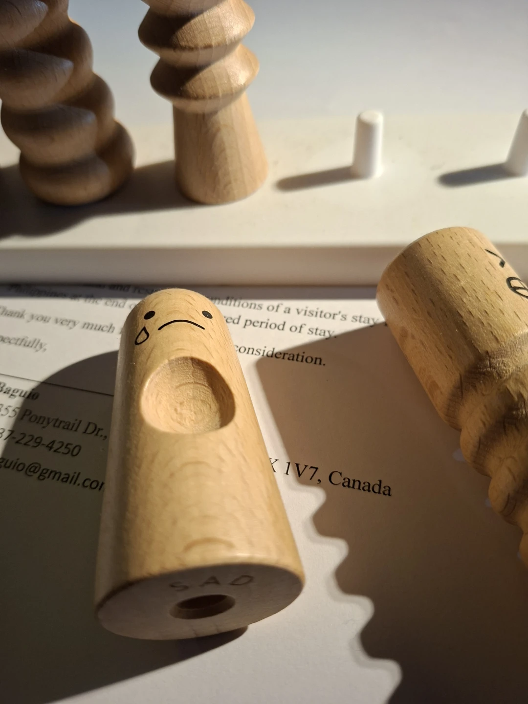 Wooden Figurines with Faces - photo 2