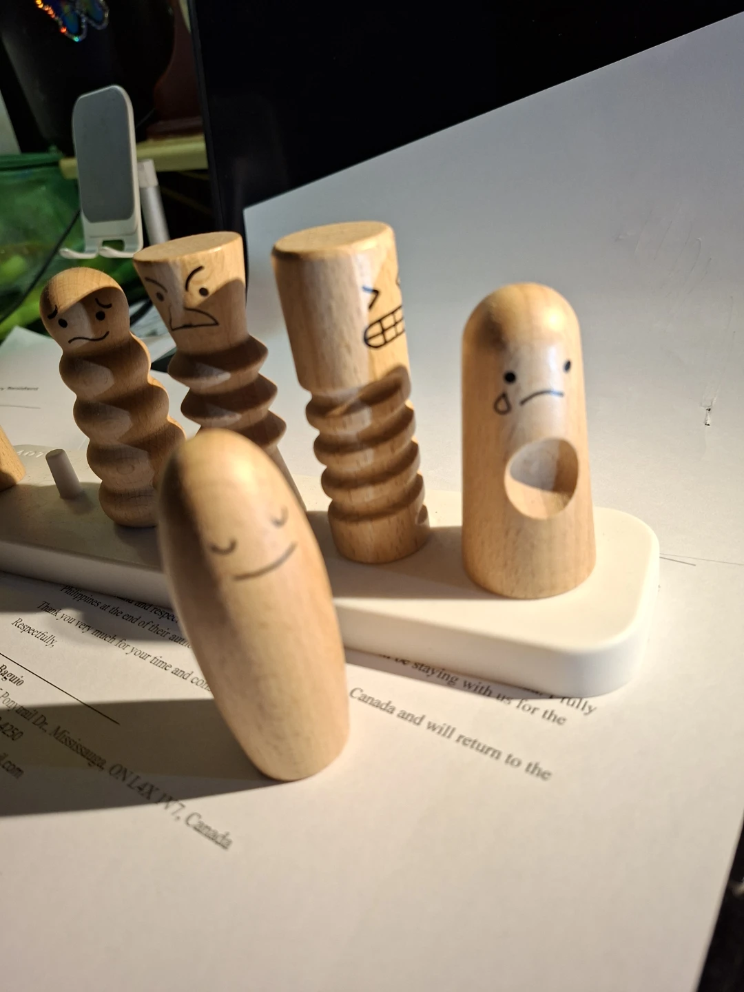 Wooden Figurines with Faces - photo 5