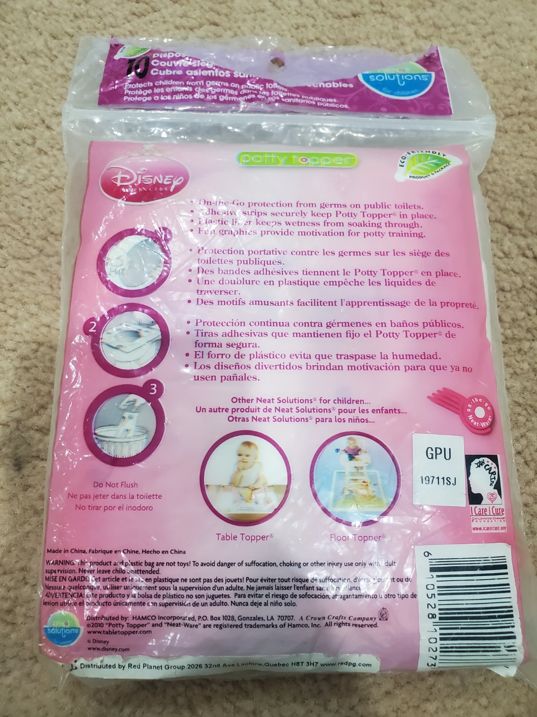 Disney Princess Potty Topper Disposable Toilet Seat Covers. - photo 2