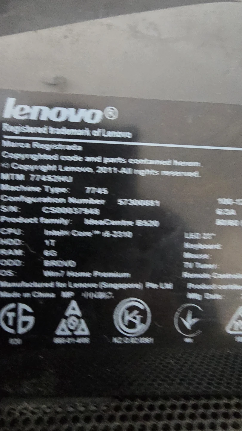 Lenovo IdeaCentre B520 All-in-One PC - photo 2