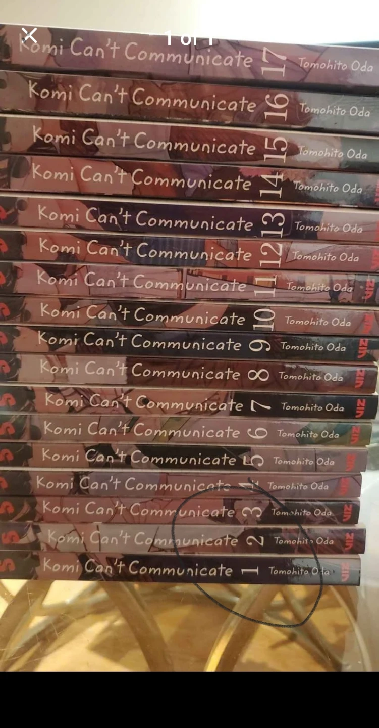 Komi Can't Communicate Manga Set (Volumes 1-3)