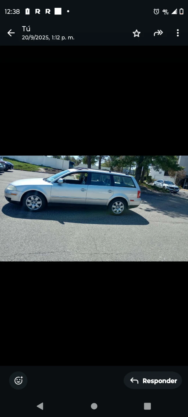 Silver Volkswagen Passat Wagon