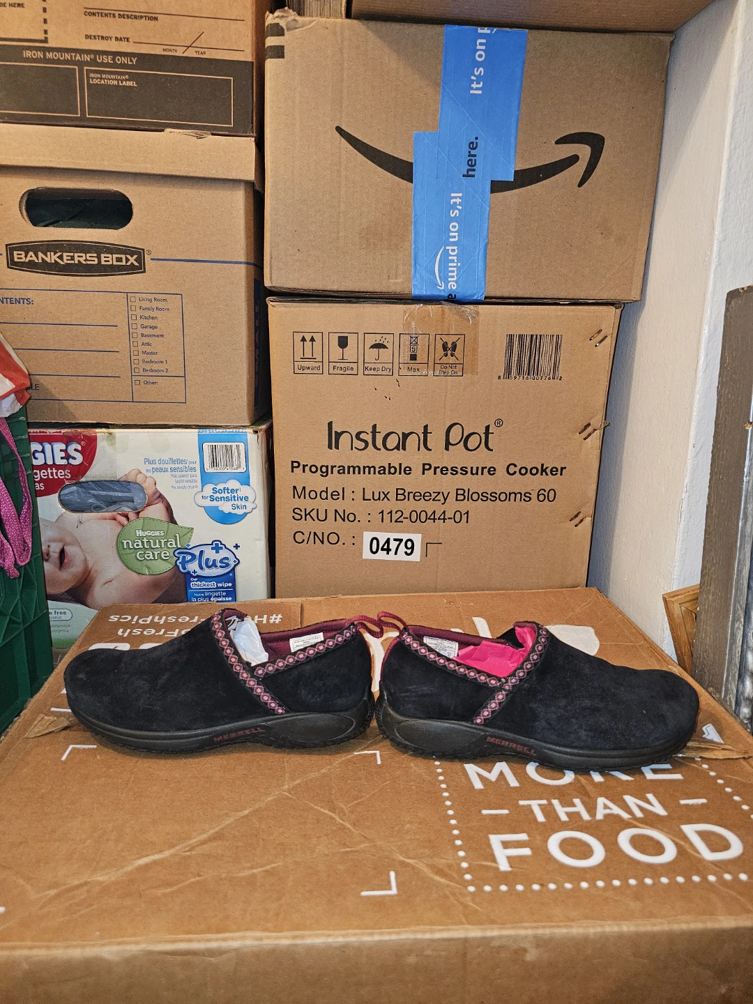 Merrell Black Suede Slip-On Shoes - photo 5