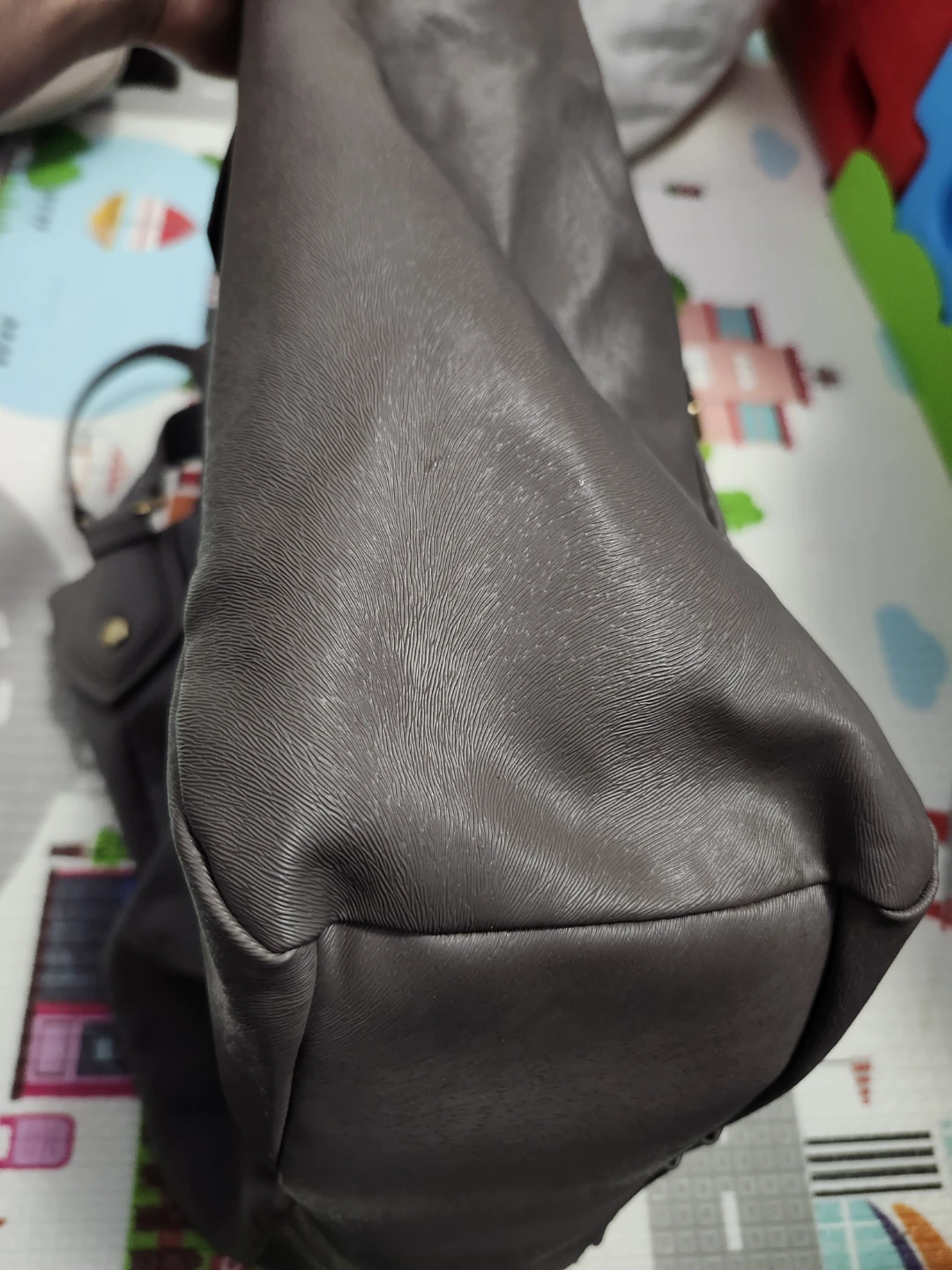 Marc Jacobs Grey Leather Tote Bag - photo 5