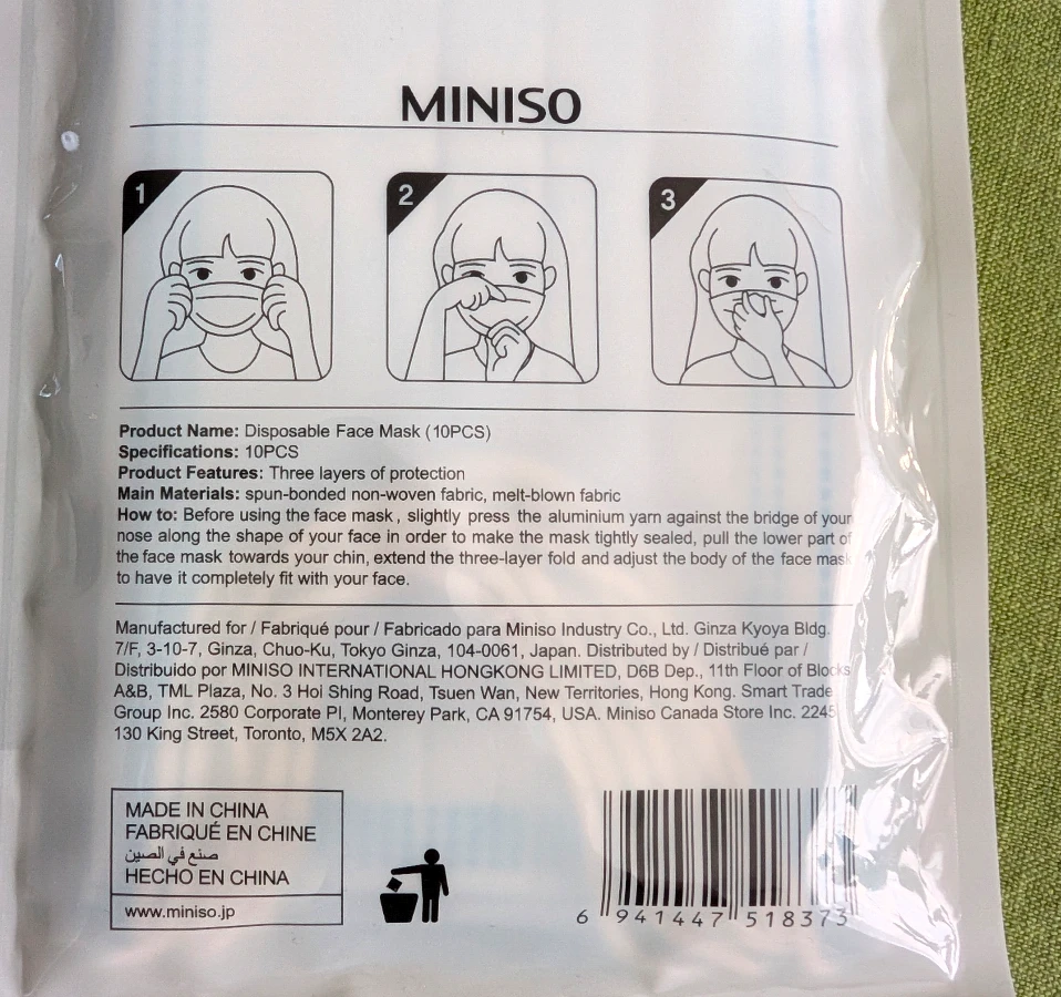 Face Masks OPEN package - photo 2