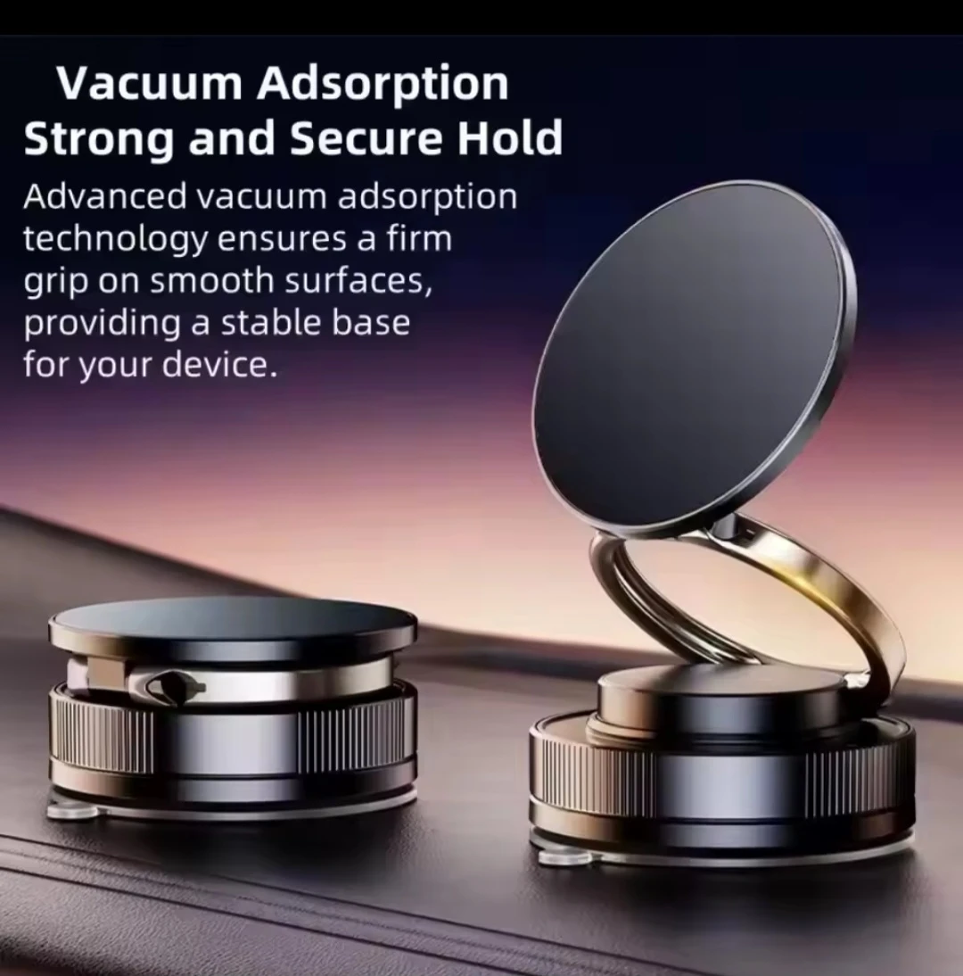 Car Phone Mount with Vacuum Suction Base