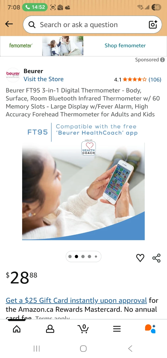 Beurer FT95 3-in-1 Digital Thermometer - photo 3