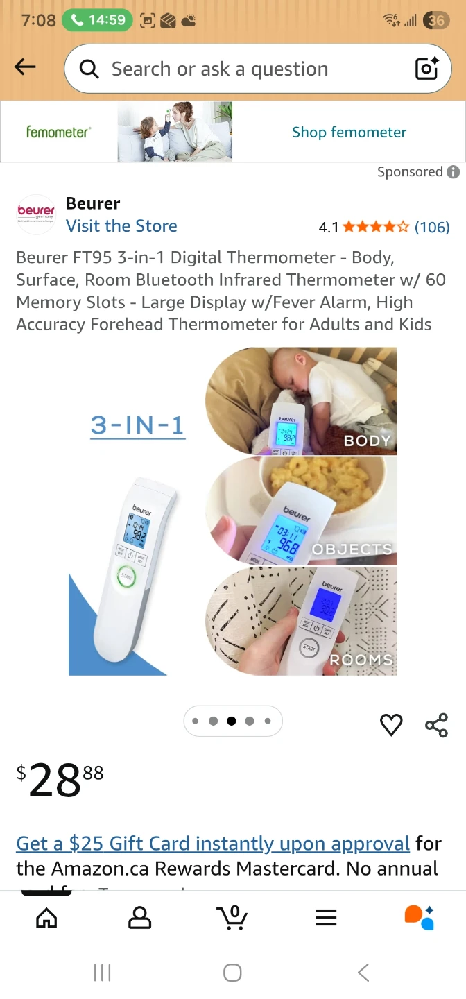 Beurer FT95 3-in-1 Digital Thermometer - photo 4