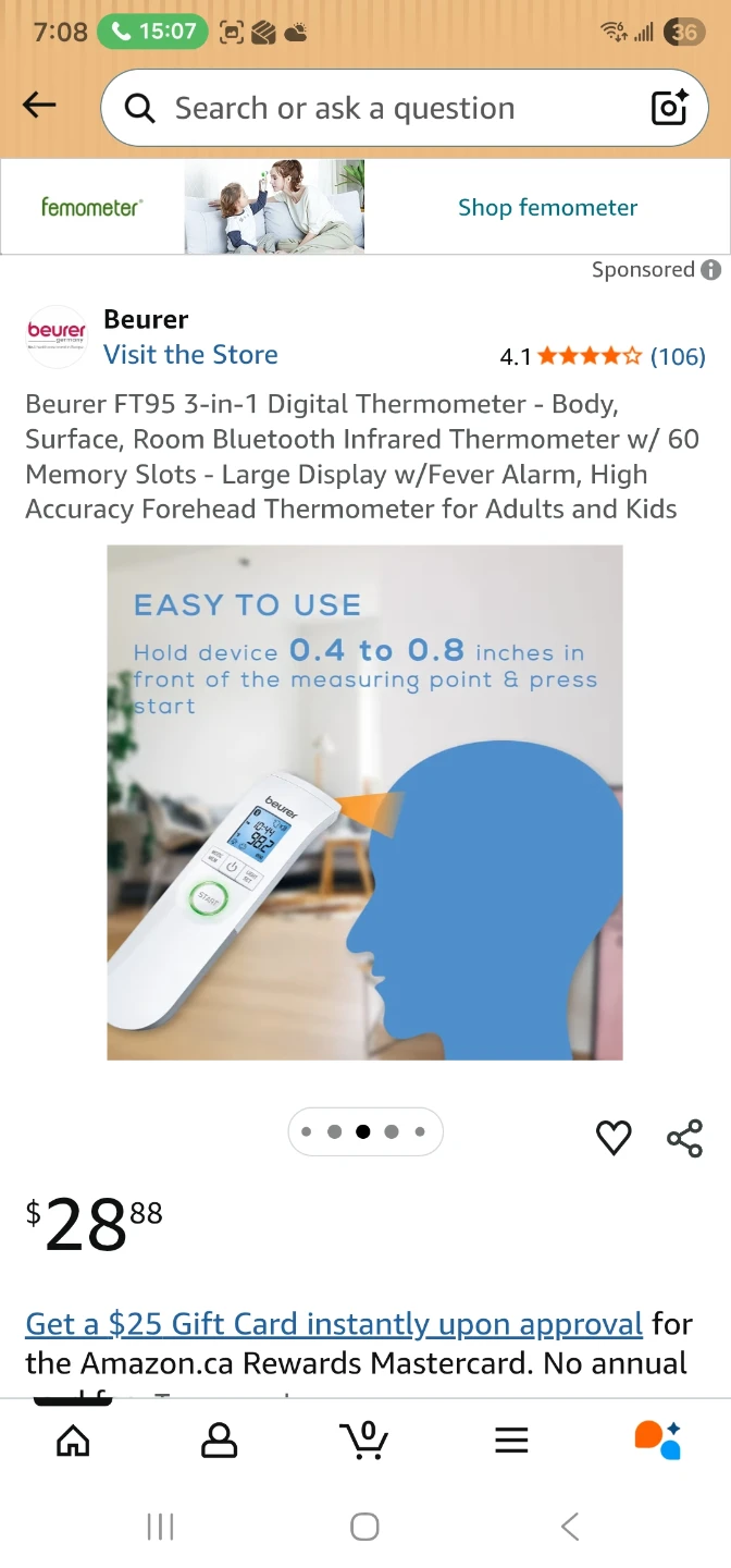 Beurer FT95 3-in-1 Digital Thermometer - photo 5