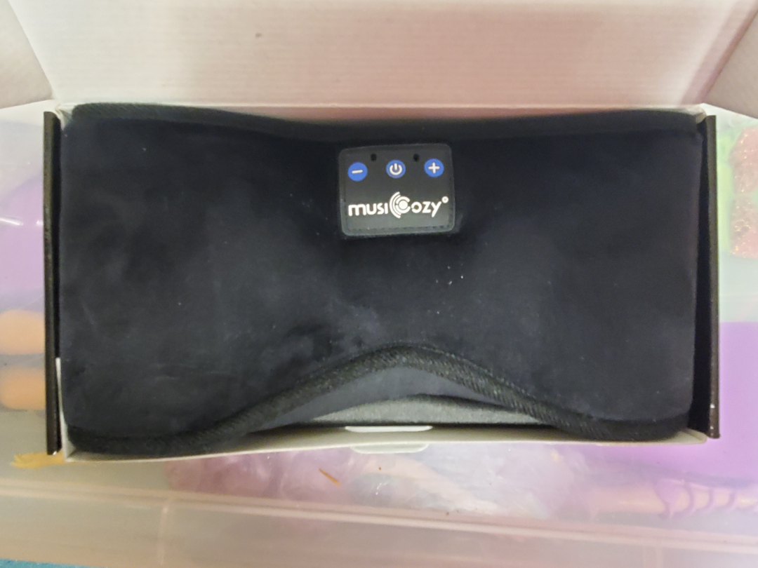 MusiCozy Bluetooth 5.2 Sleep Mask Headphones - New in Box! - photo 2