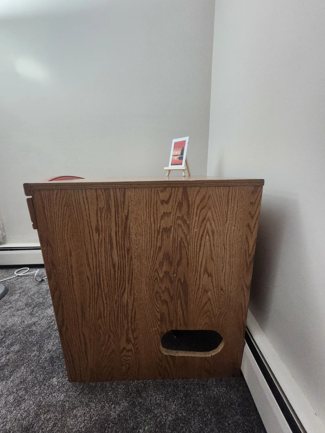 Wooden Desk with Drawer - photo 2