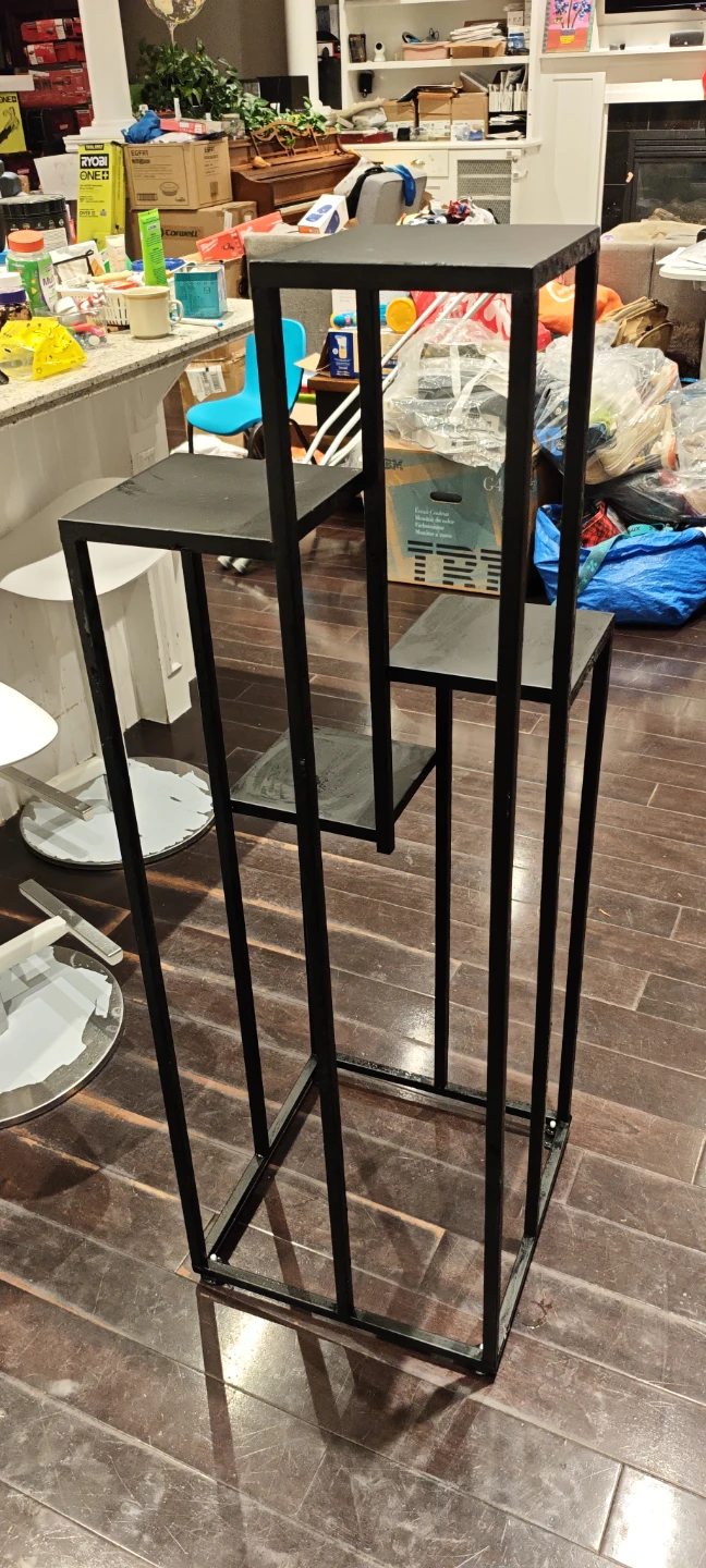 Black Metal Plant Stand 16"L*16"W*48"H - photo 4