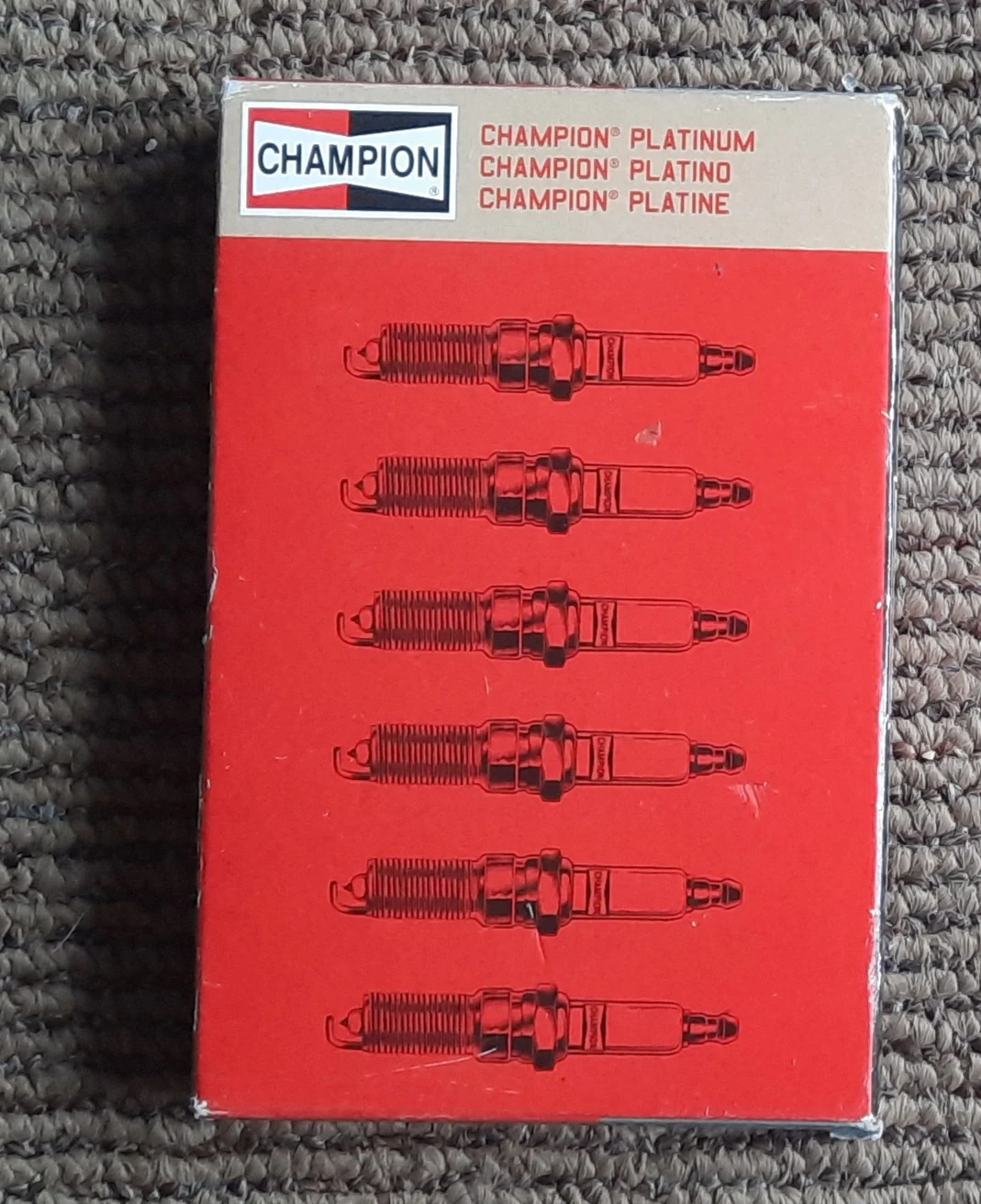 Champion Platinum Spark Plugs - New in Box