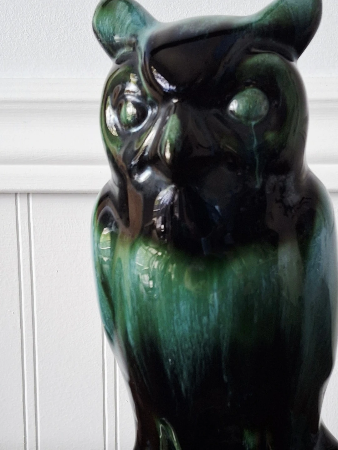 Vintage BMP Glazed Owl Figurine - photo 3
