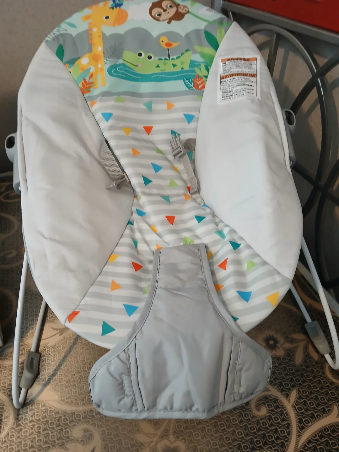 Baby Bouncer Seat - Animal Print
