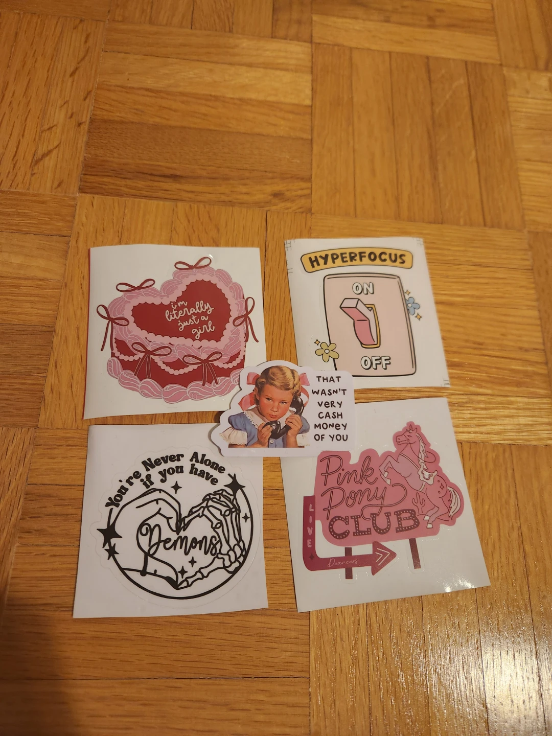 Sticker Set-"Go On Girly-Pop, Give Us Nothing"