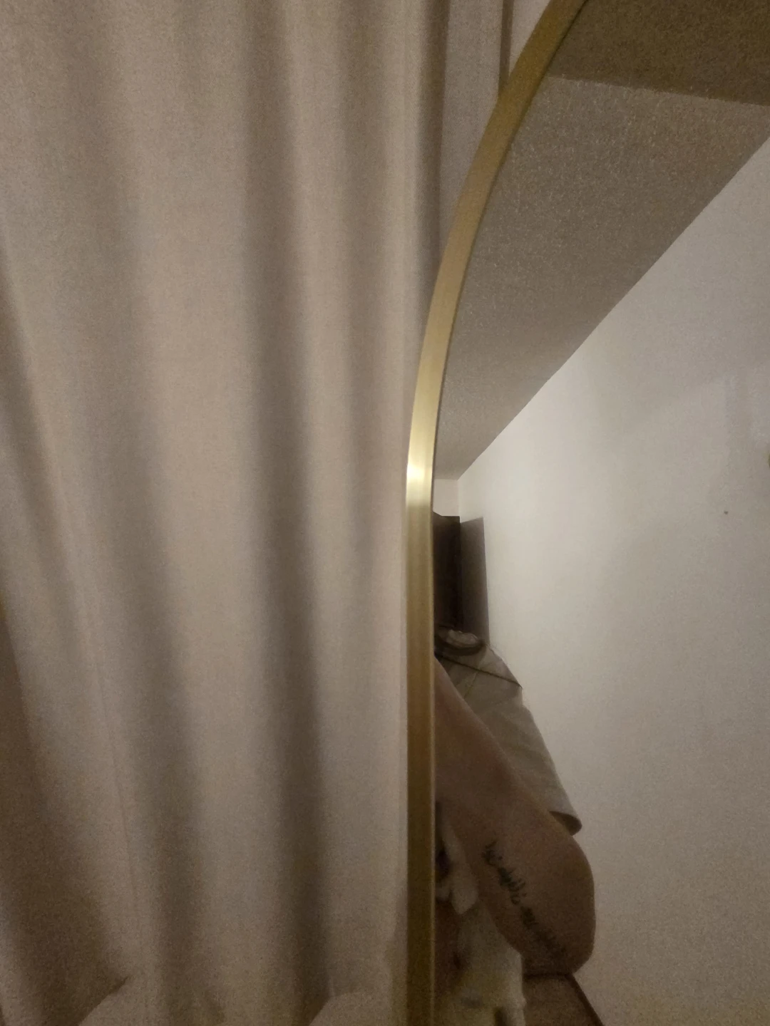 Gold Framed Arched Full Length Mirror - photo 2