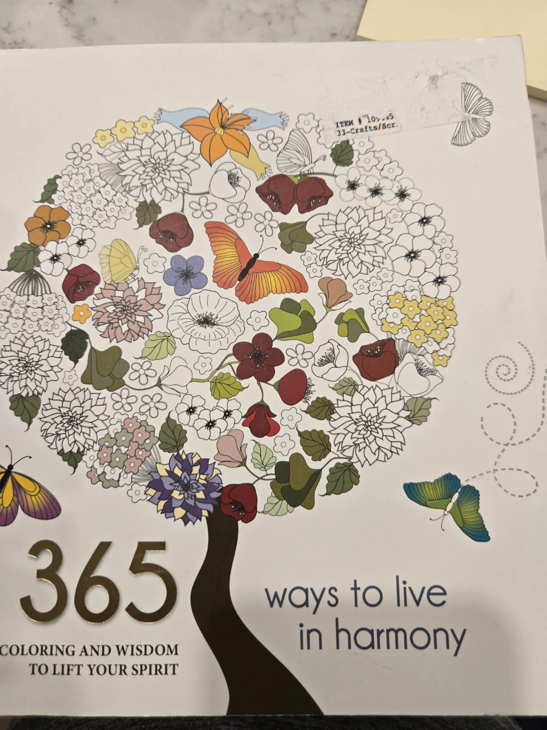 365 Ways to Live in Harmony Colouring Book plus markers - photo 2