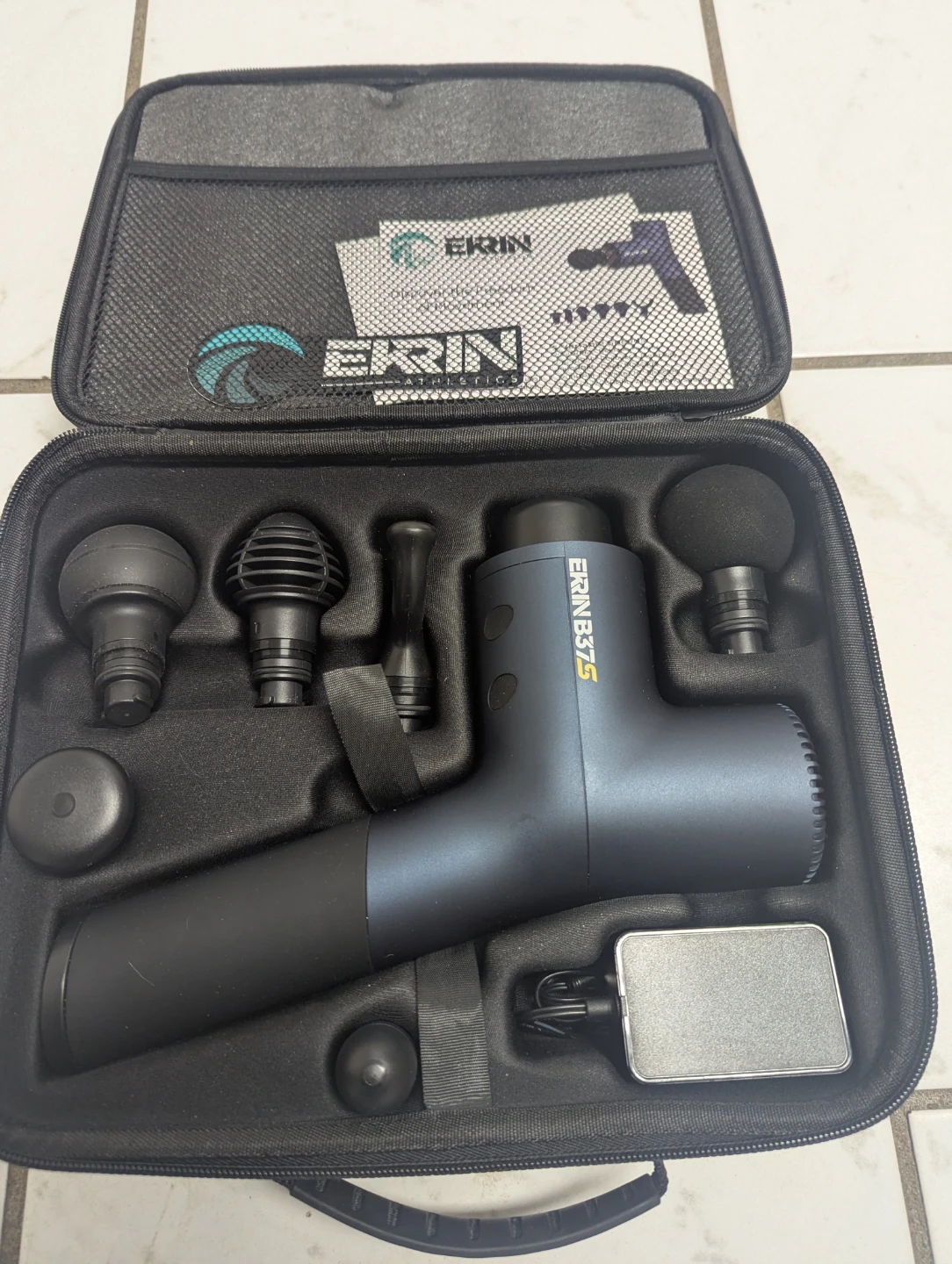 Brand New Erin B37S Massage Gun with Attachments and case - photo 2