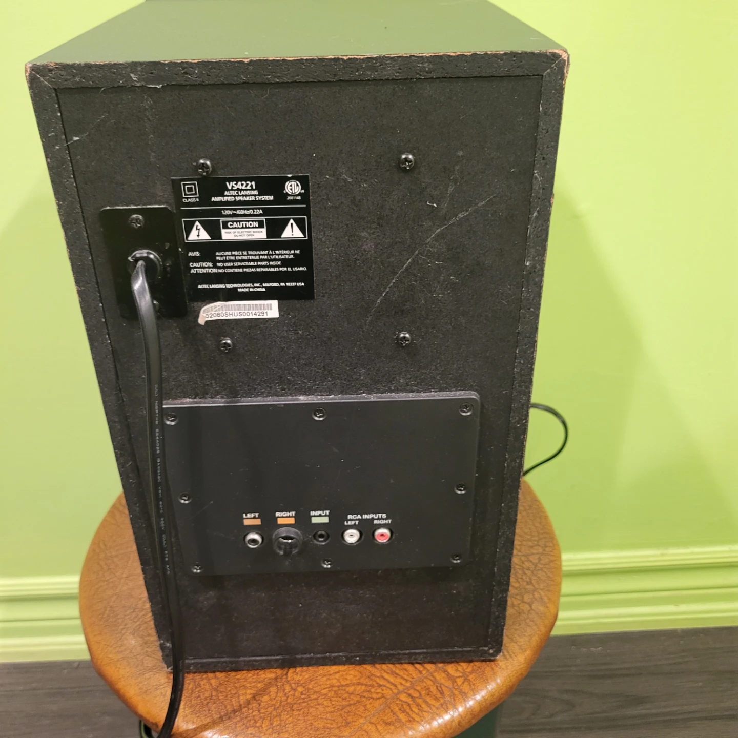 Altec Lansing VS4221 Subwoofer - photo 4
