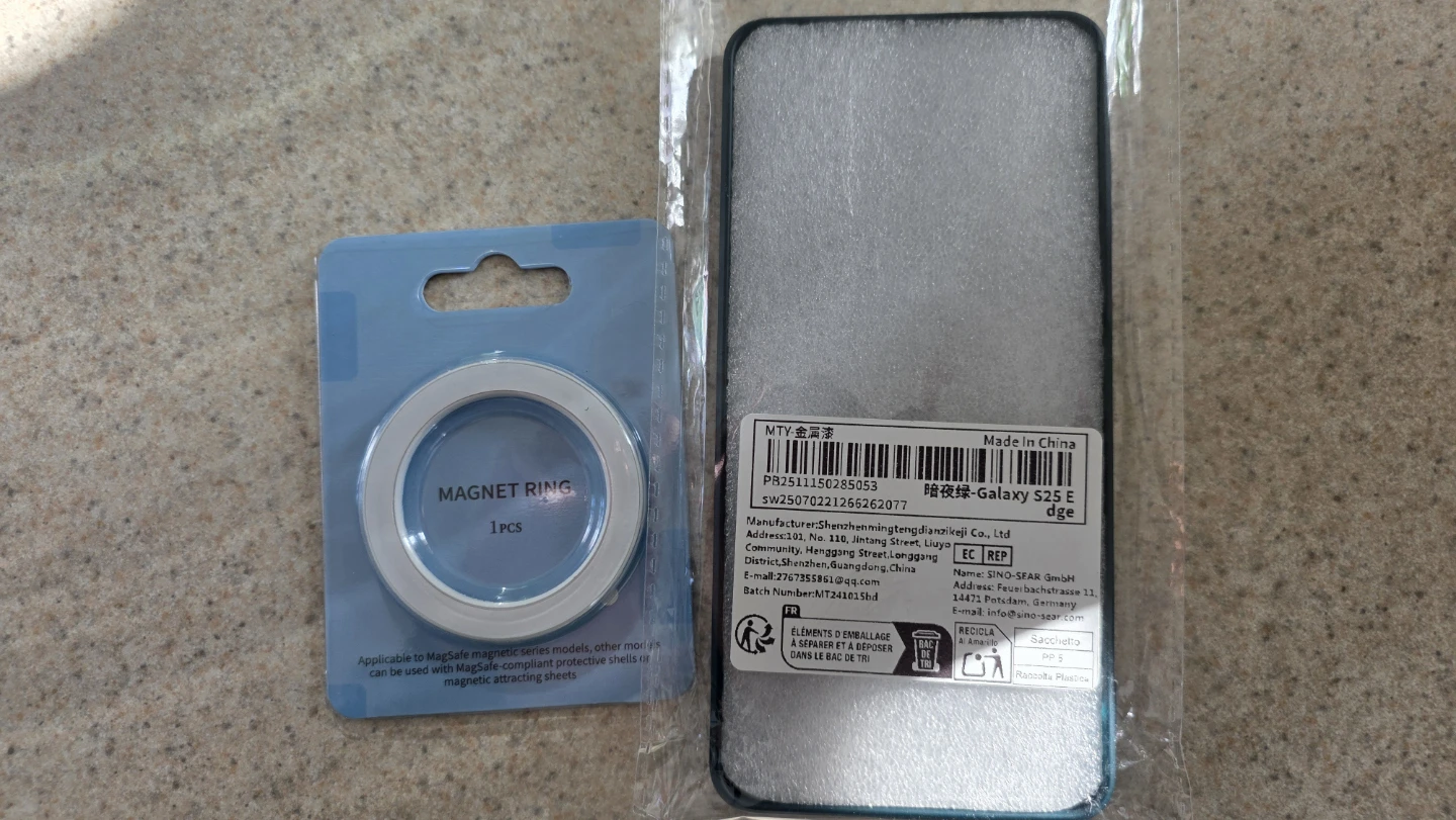 Galaxy S25 Edhe Case + Magnet Ring - New! - photo 2