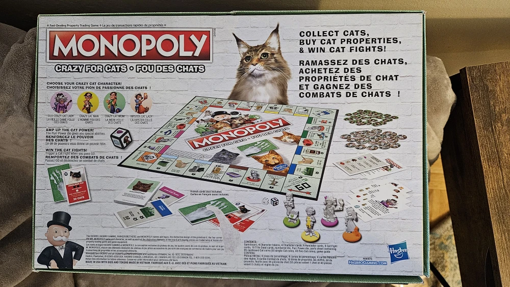 Monopoly Crazy for Cats Board Game - photo 2