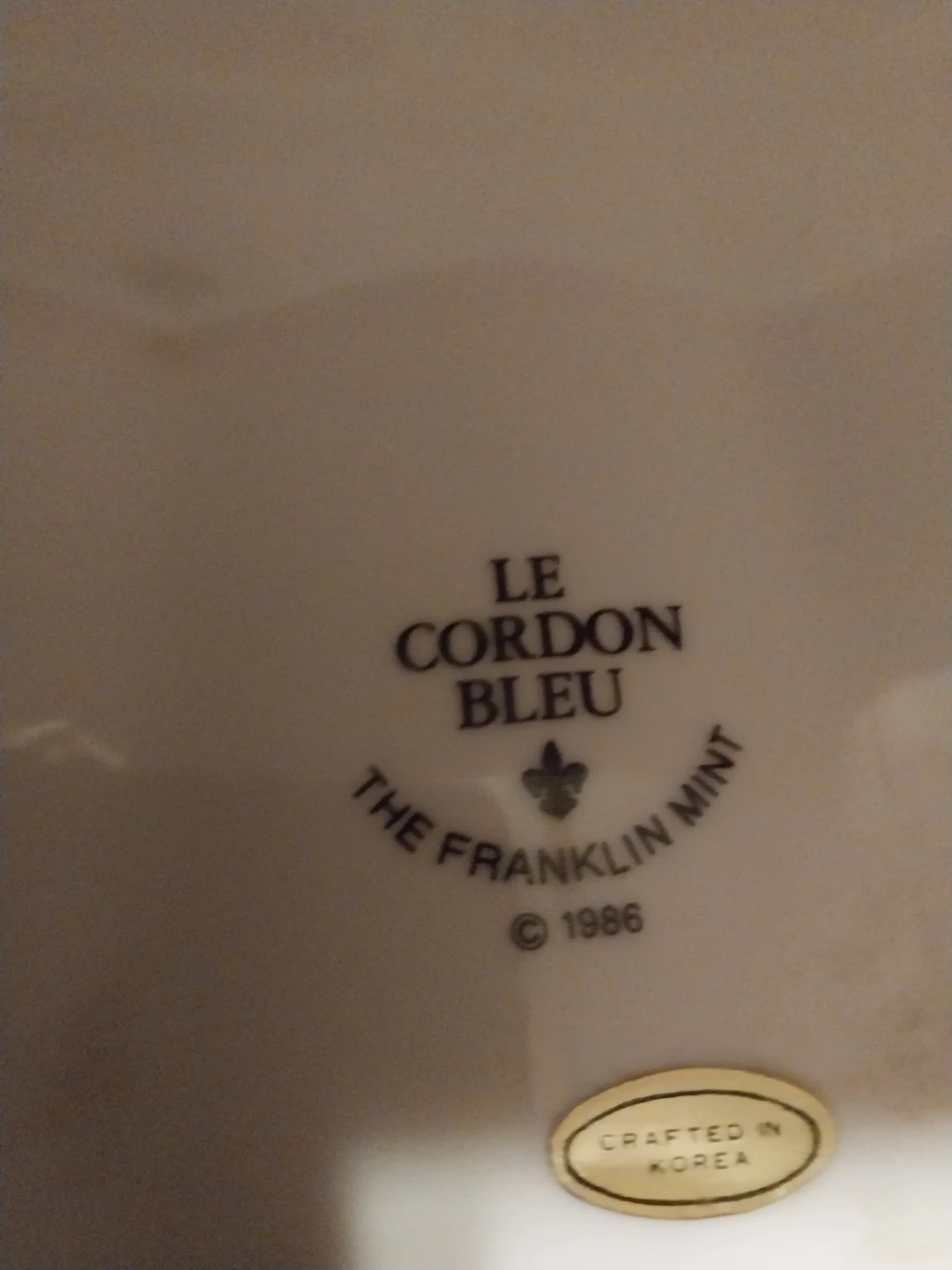 Le Cordon Bleu Franklin Mint Porcelain Mould 🥕 - photo 3