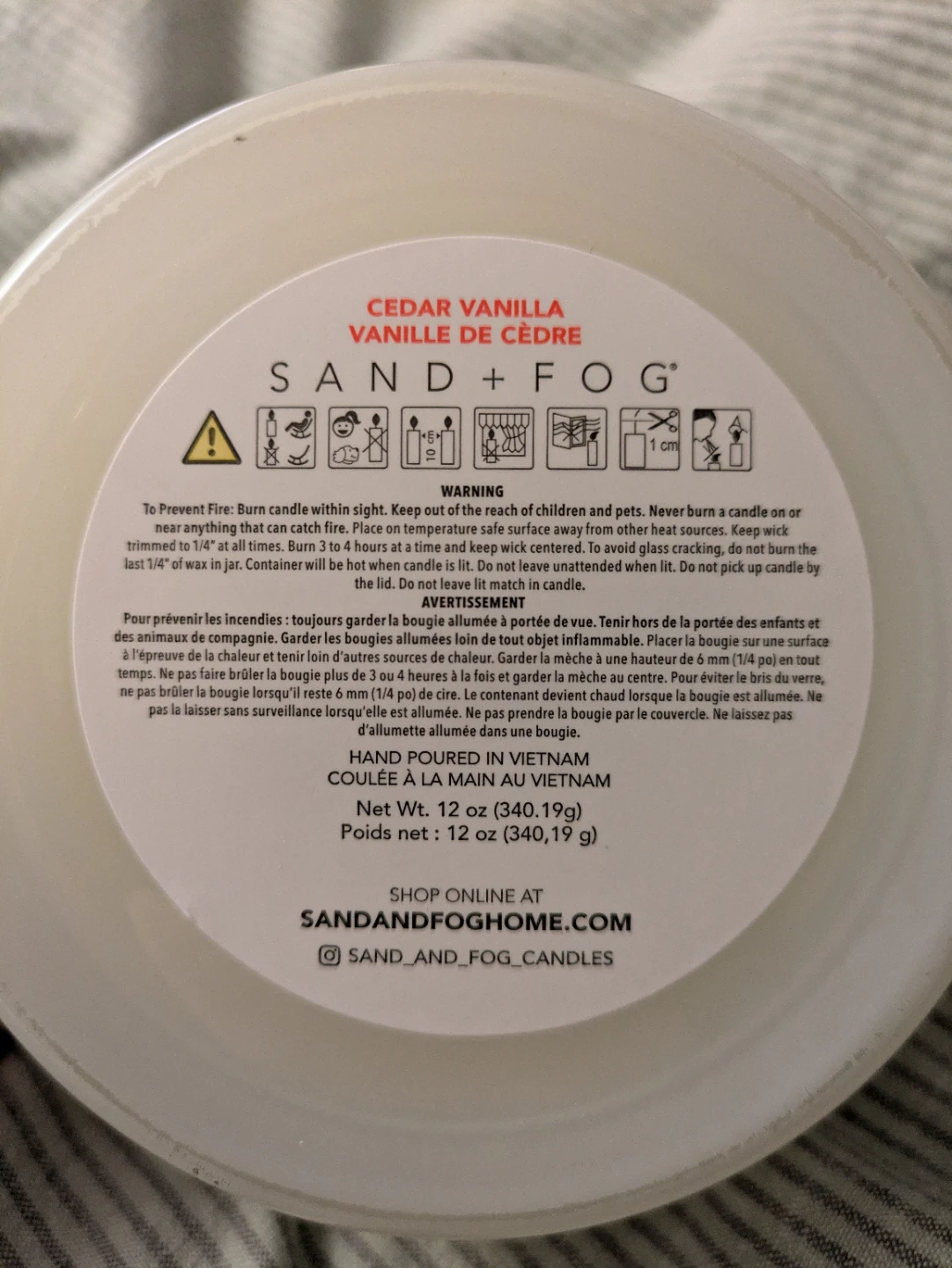 New Sand + Fog Candle - photo 2