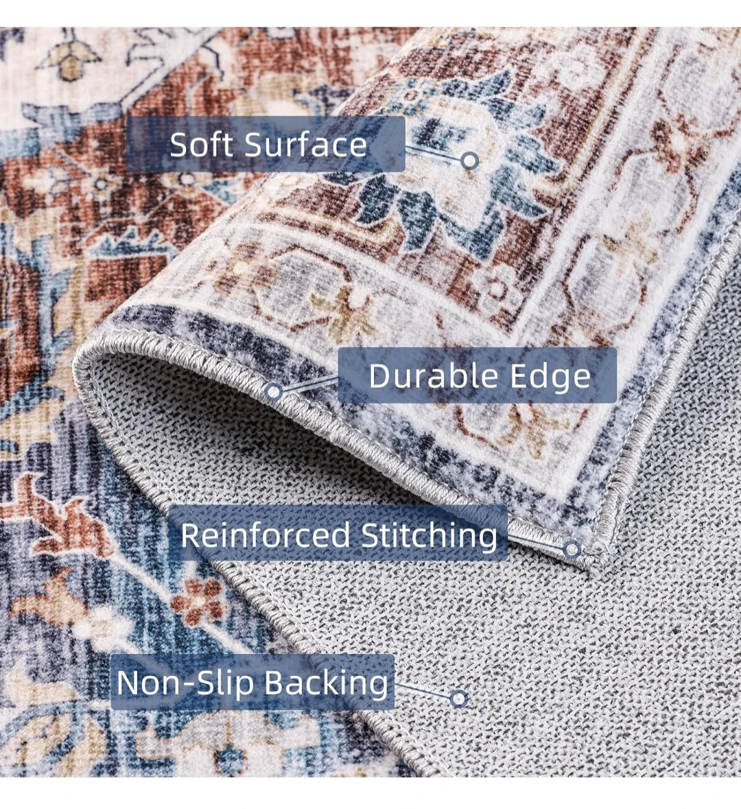 Area Rug 8' x 10' - Soft & Durable brand new - photo 2