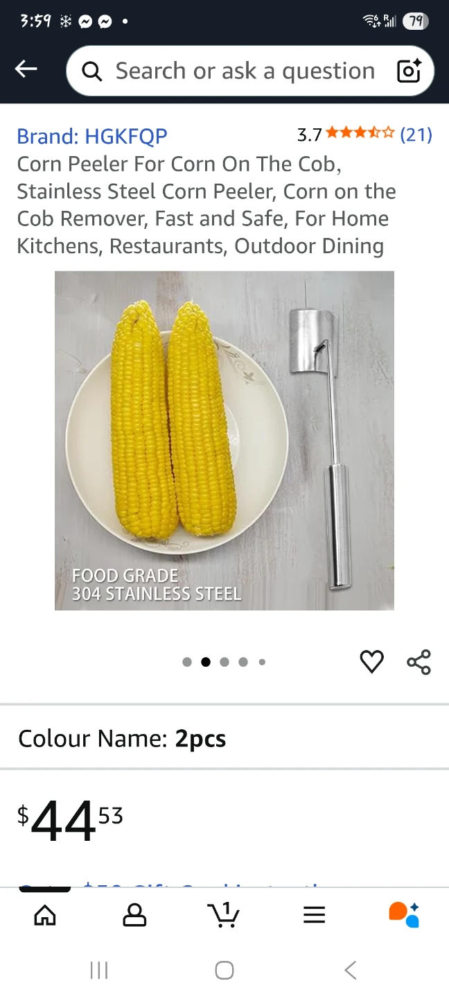 HGKFQP Corn Peeler - Stainless Steel