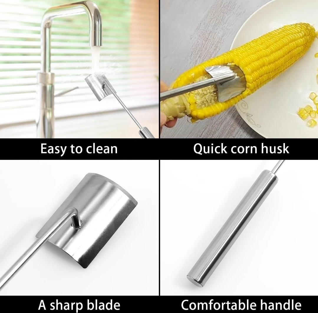 HGKFQP Corn Peeler - Stainless Steel - photo 4