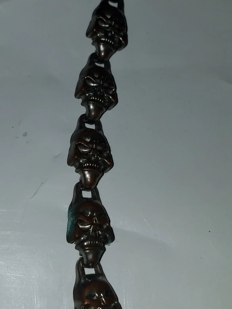 Skull Link Chain Necklace - photo 3