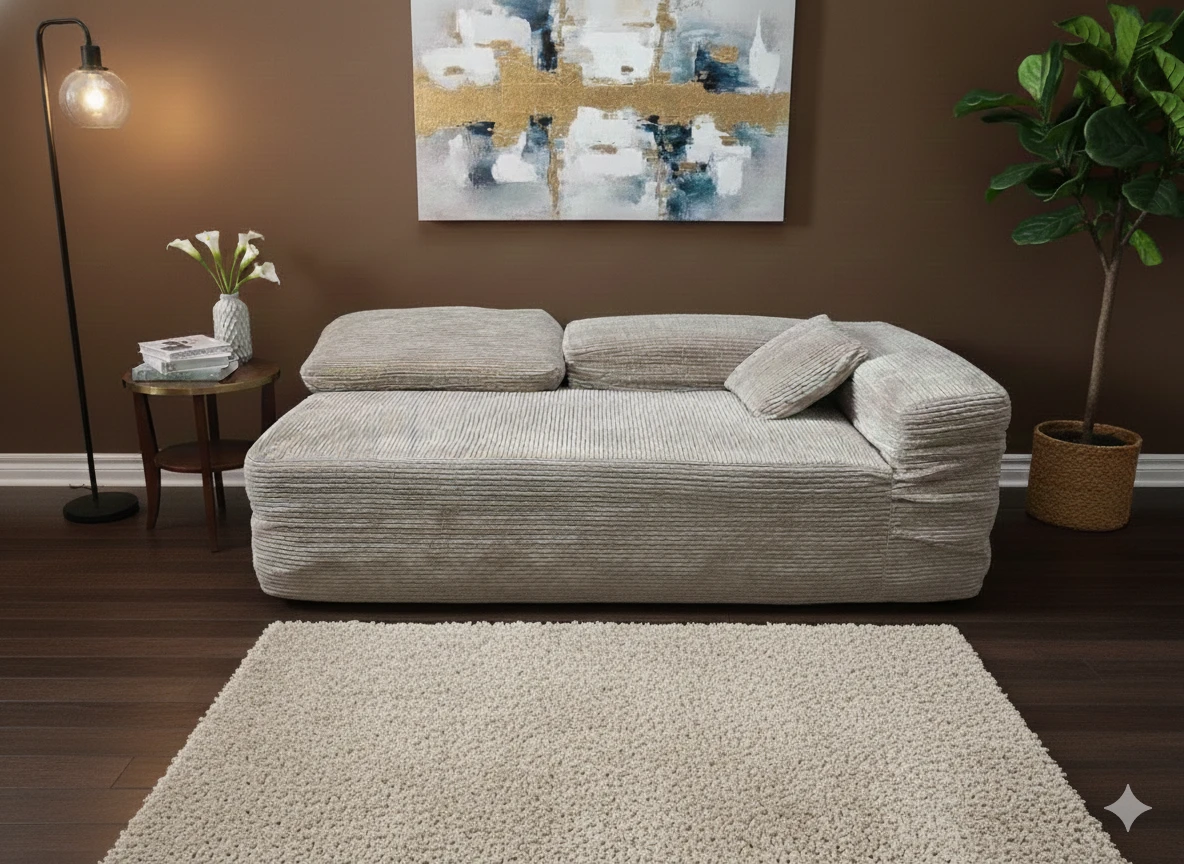 Corduroy Sectional Sofa