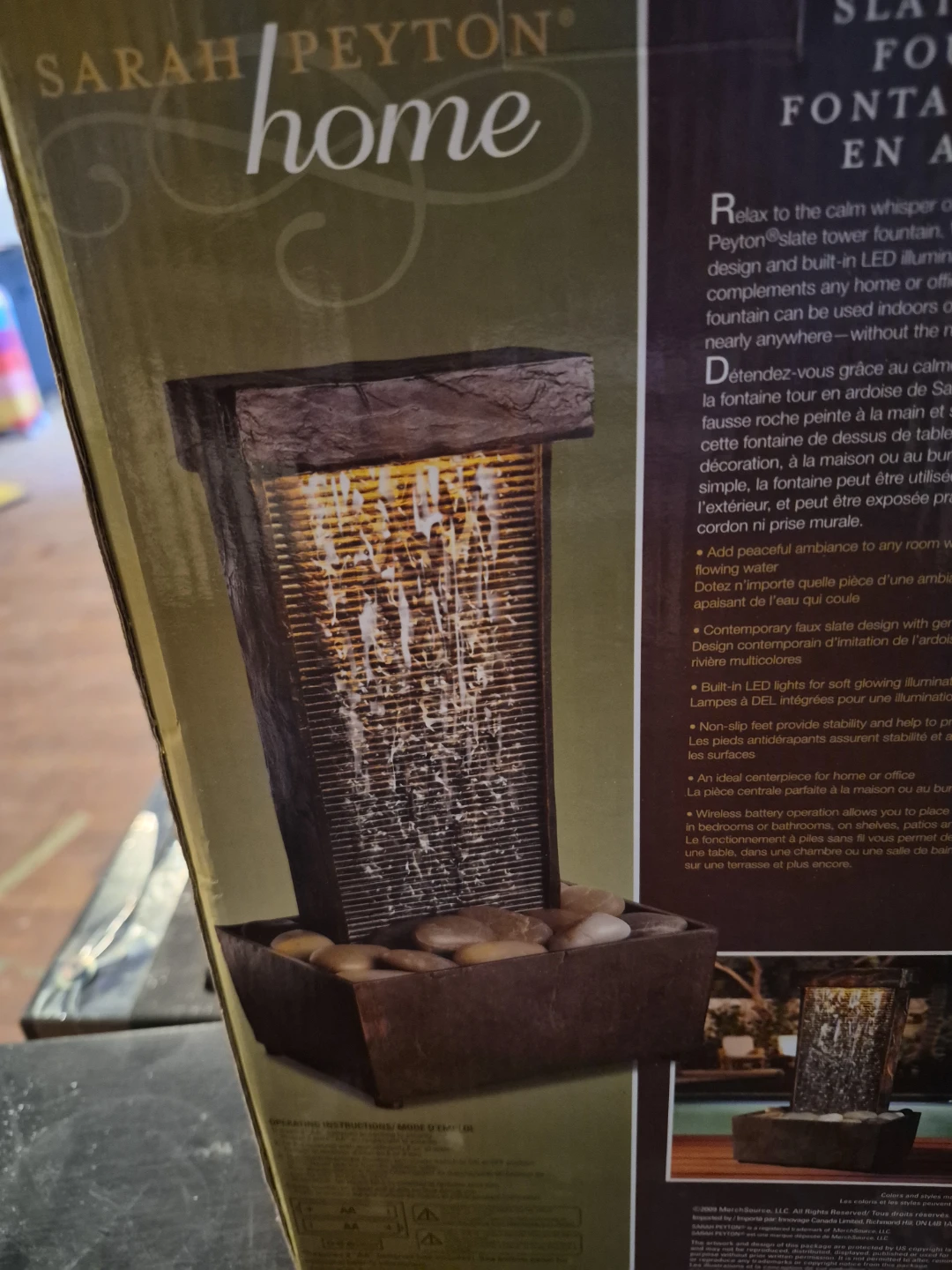 Sarah Peyton Home Slate Tower Fountain - photo 2