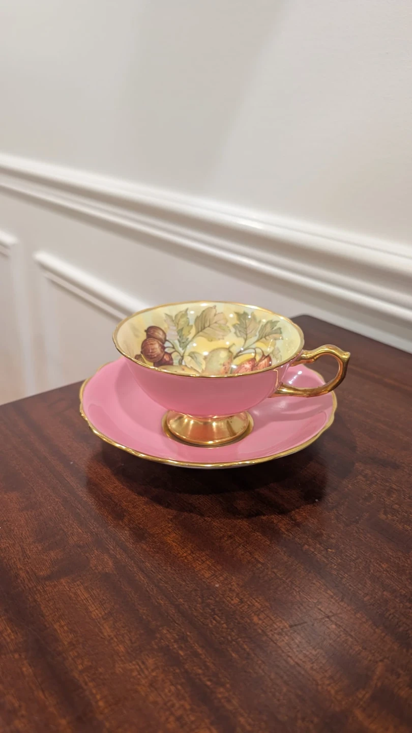 Pink Hammersley Teacup and Saucer - photo 2