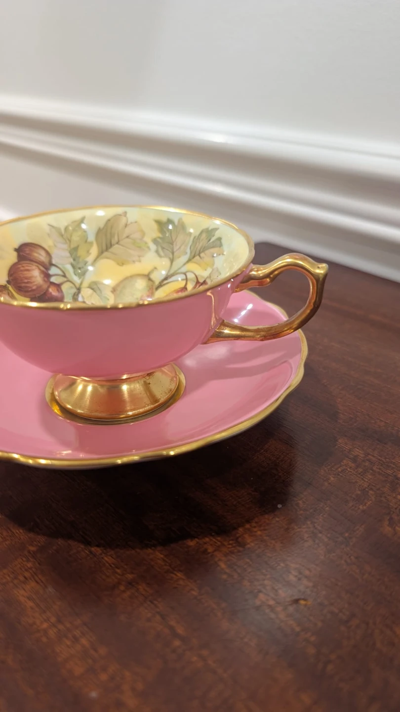 Pink Hammersley Teacup and Saucer - photo 3